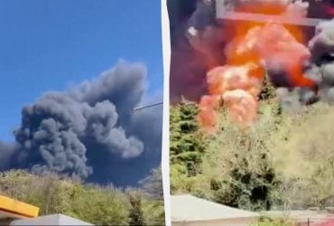 Удар по Туапсе: дым от пожара растянулся на сотни километров, облако накрыло ряд городов