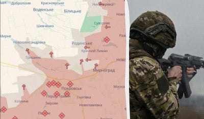 РФ хоче дотиснути Мирноград і вже майже окупувала Гришине: у DeepState розповіли деталі