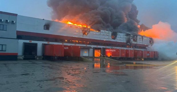 Росія знищила термінал "Нової пошти"