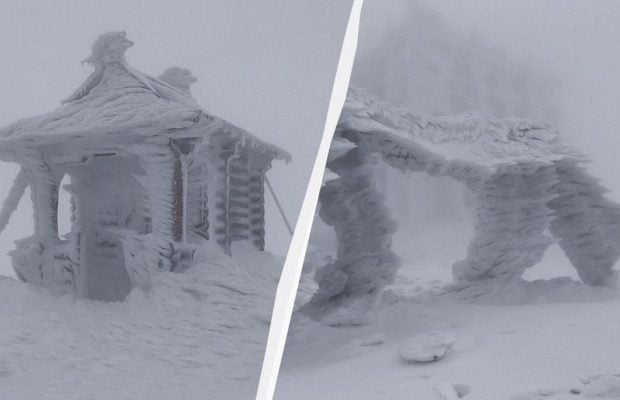 В Карпаты посреди весны вернулась суровая зима: в горы лучше не ходить (фото)