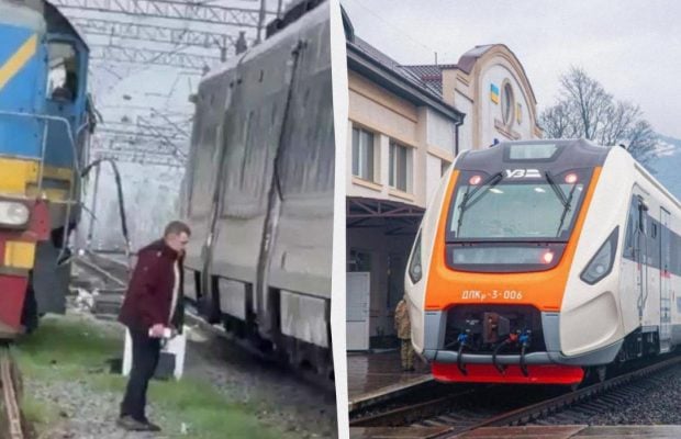 В Винницкой области поезд с сотнями пассажиров столкнулся с тепловозом, – Укрзализныця