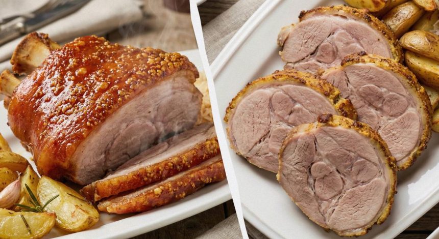 Мясо само отойдет от кости: рецепт сочной свиной рульки в духовке