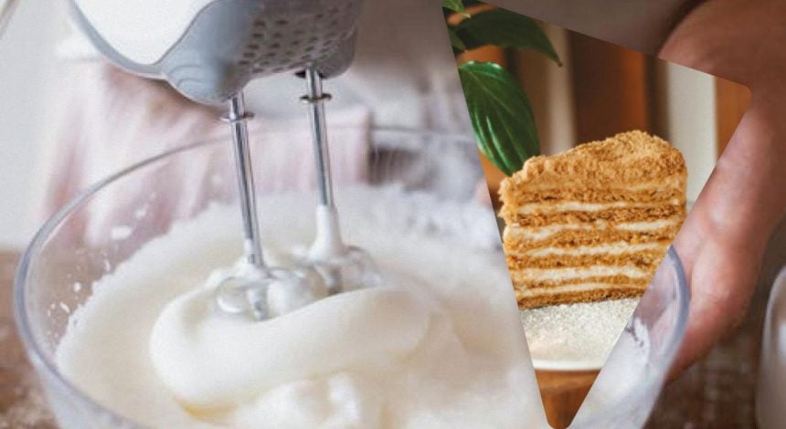 Нежный крем со вкусом пломбира для "Наполеона": без сливок и творожного сыра