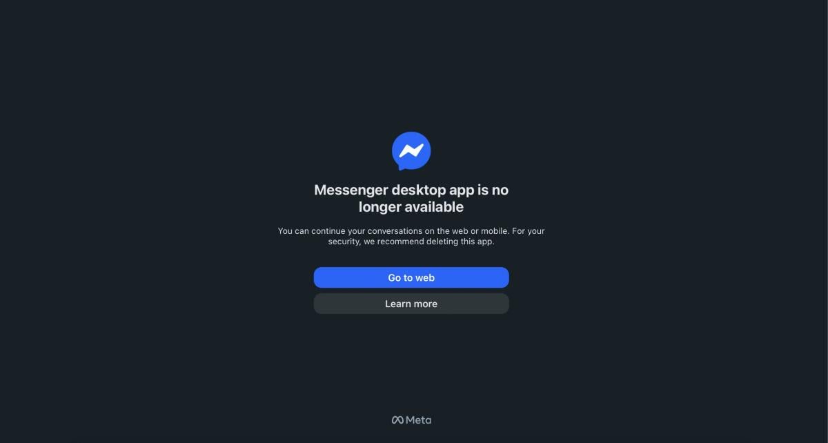 Facebook Messenger закрили на комп'ютерах: що сталося і куди тепер заходити