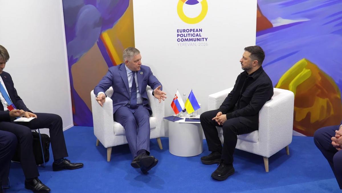 Зеленський зустрівся з Фіцо: про що говорили