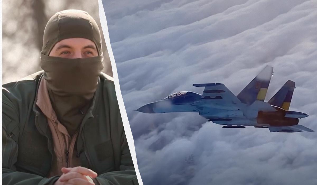 "Під тобою міста, будинки, сім’ї": пілот Су-27 розповів, що йому допомагає у збитті ракет РФ