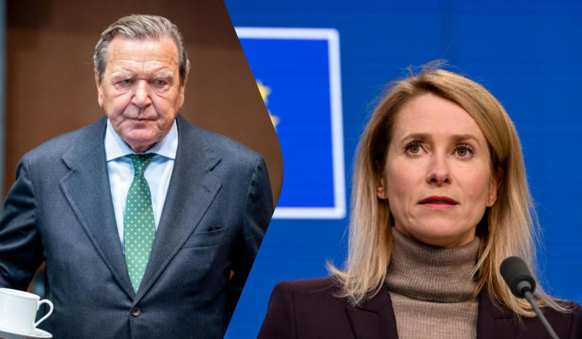 Каллас відповіла, чи зможе Шредер стати переговірником по Україні
