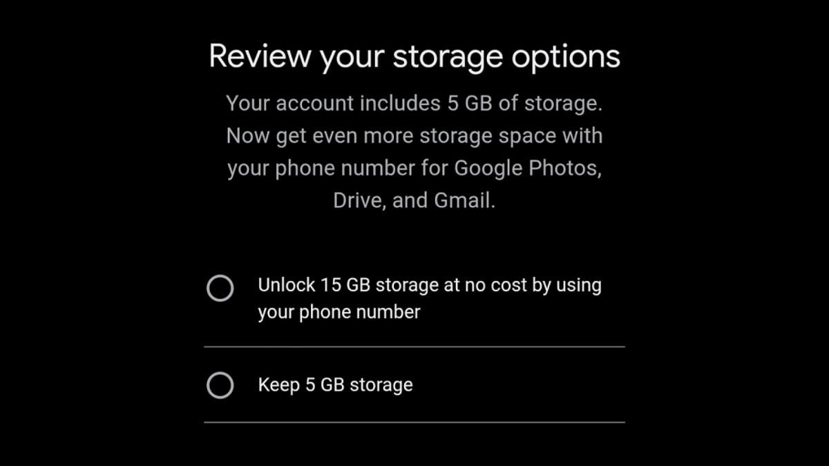 Google 'урізала' безкоштовне сховище для нових користувачів до 5 ГБ