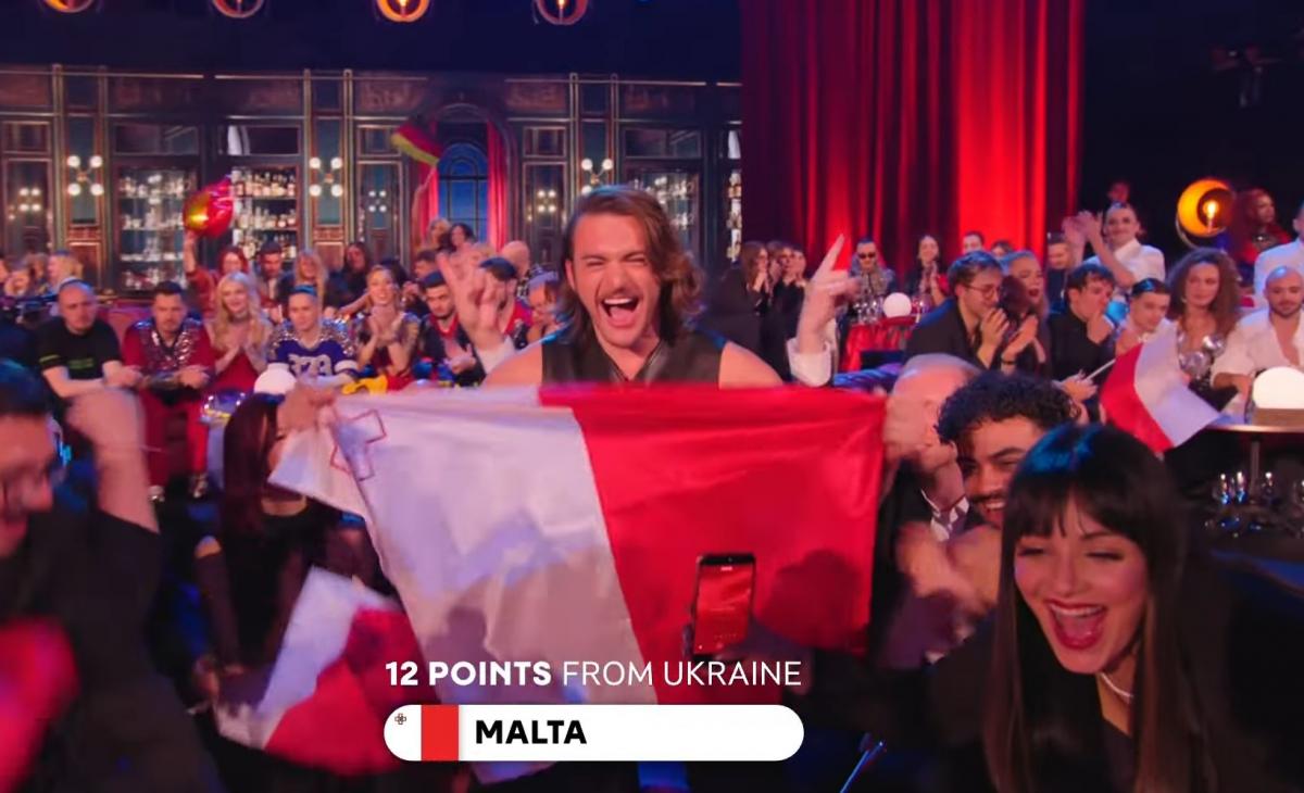 Україна віддала свої 12 балів Мальті!