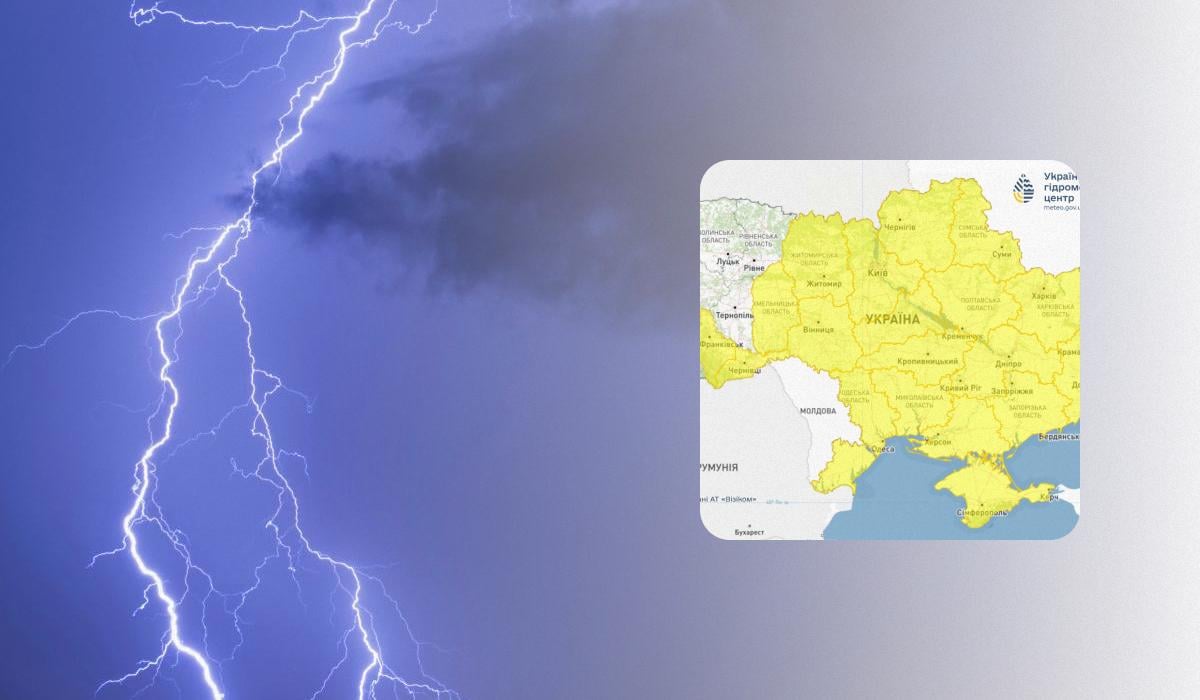 Укргідрометцентр оголосив І рівень небезпеки: негода омине лише 5 областей (список)