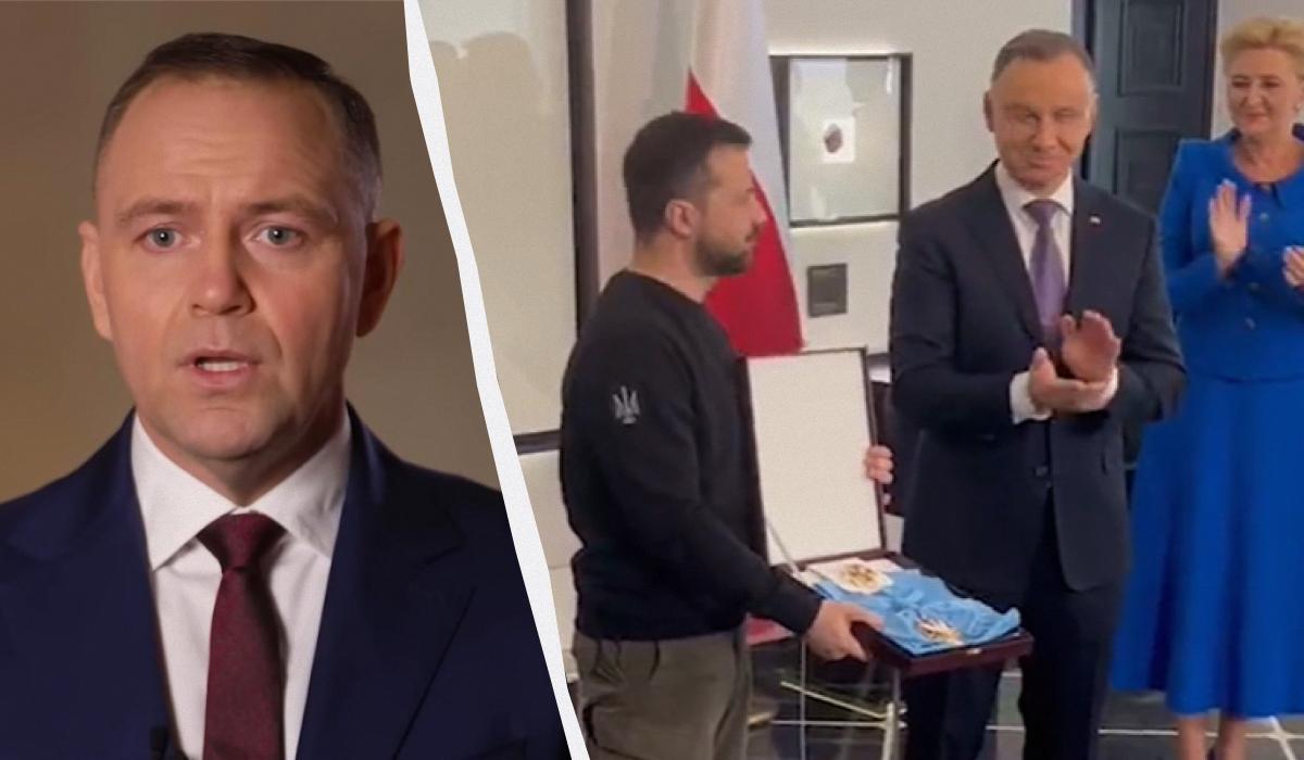 Навроцкий хочет лишить Зеленского высшей награды Польши: в чём причина Навроцкий хочет лишить Зеленского высшей награды Польши: в чём причина