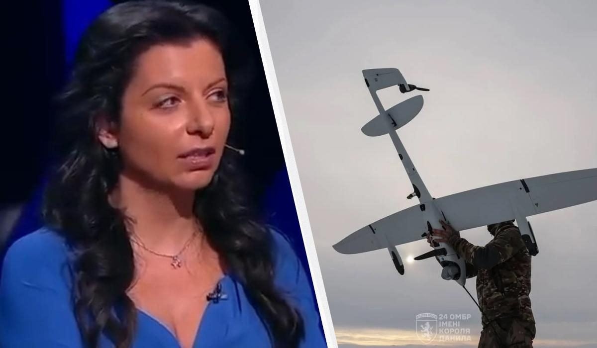 "Страшно": пропагандистка Симоньян поскаржилась на атаки українських дронів