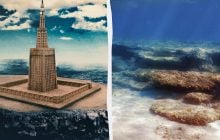 На дні моря знайдено 80-тонні блоки, що належали легендарному чуду світу