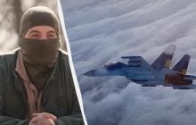 "Под тобой города, дома, семьи": пилот Су-27 рассказал, что помогает ему сбивать ракеты РФ