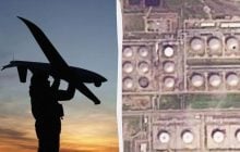Появились спутниковые снимки поврежденного нефтеналивного терминала в Краснодарском крае РФ