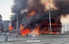 Дотла сгорели ТРЦ и рынок: как выглядит Лукьяновка в Киеве после ночной атаки (фото)