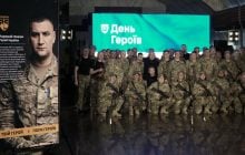 Полк "Скеля" провел в Днепре торжественную присягу в честь Дня Героев