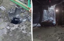 Ракета РФ пробила підземний паркінг у Києві, згоріли авто: у соцмережі показали наслідки