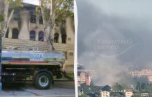 Після удару ЗСУ згорів штаб Чорноморського флоту Росії в Севастополі, – соцмережі