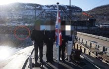 Росіяни натягнули антидронову сітку над рубкою атомного підводного човна Північного флоту