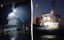РФ ударила по турецкому судну в Одесской области: вспыхнул пожар, есть раненые (фото)