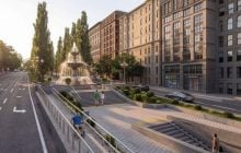 80% киевлян одобряют создание на Бессарабской площади на месте памятника Ленину сквера с фонтаном, - опрос
