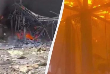 РФ атакувала Запоріжжя КАБами: спалахнули пожежі, є загиблі та поранені (відео)