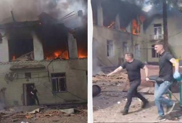 Росіяни атакували безпілотниками дитсадок у Сумах: є загиблі та поранені (відео)