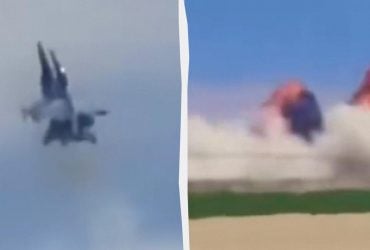 В США під час авіашоу зіткнулися два військові літаки вартістю понад $100 млн