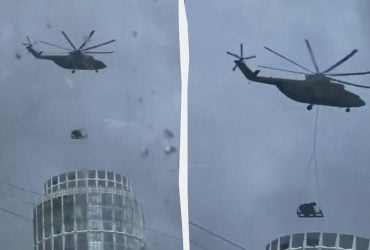 Росіяни встановлюють комплекси ППО на хмарочосах в Москві (відео)