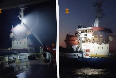 РФ вдарила по турецькому судну біля Одещини: спалахнула пожежа, є поранені (фото)