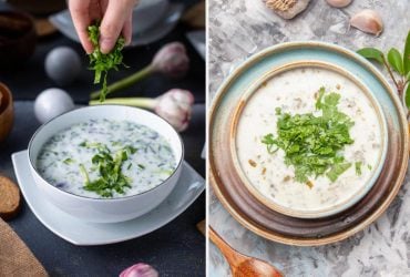Окрошка "По-царски": густая, ароматная и освежающая - с мятой, горчицей и лимонным соком