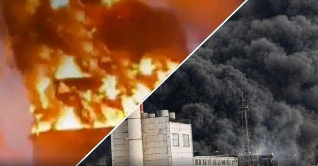 українські дрони завдали ударів по двох нафтопереробних заводах у Росії