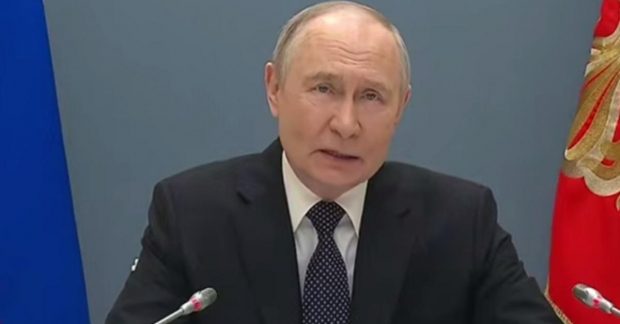 російський диктатор зробив заяву про застосування ядерної зброї РФ