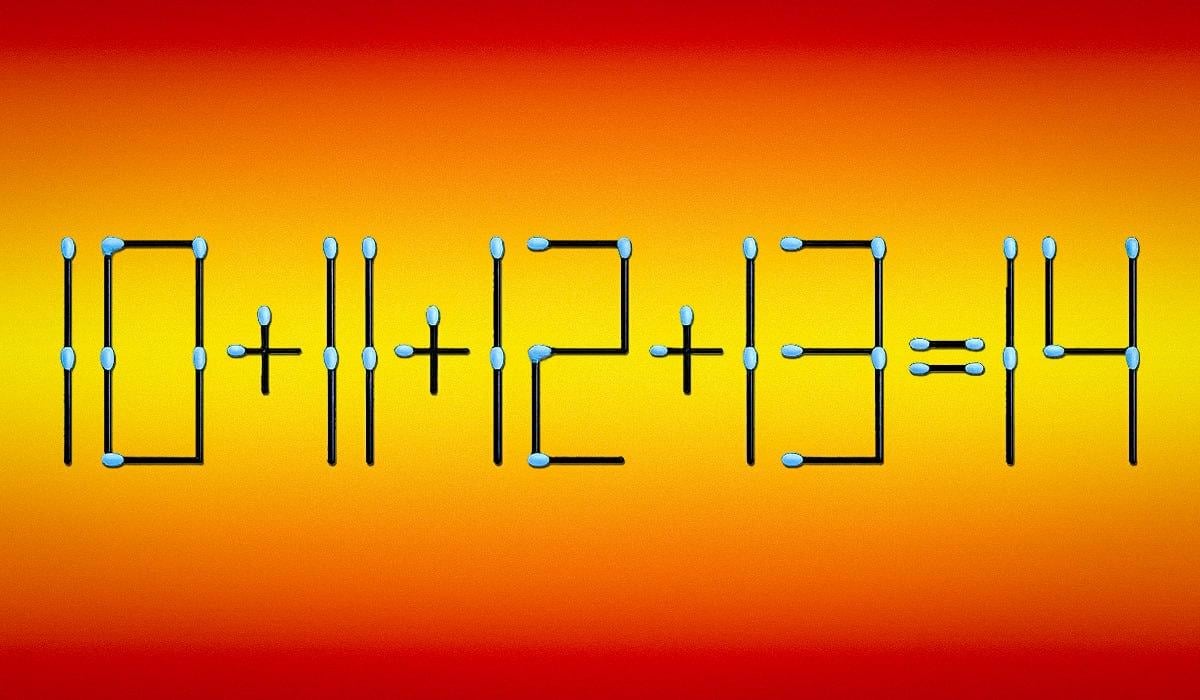 Одна спичка меняет все: математическая ловушка, которую большинство не решит с первой попытки Одна спичка меняет все: математическая ловушка, которую большинство не решит с первой попытки