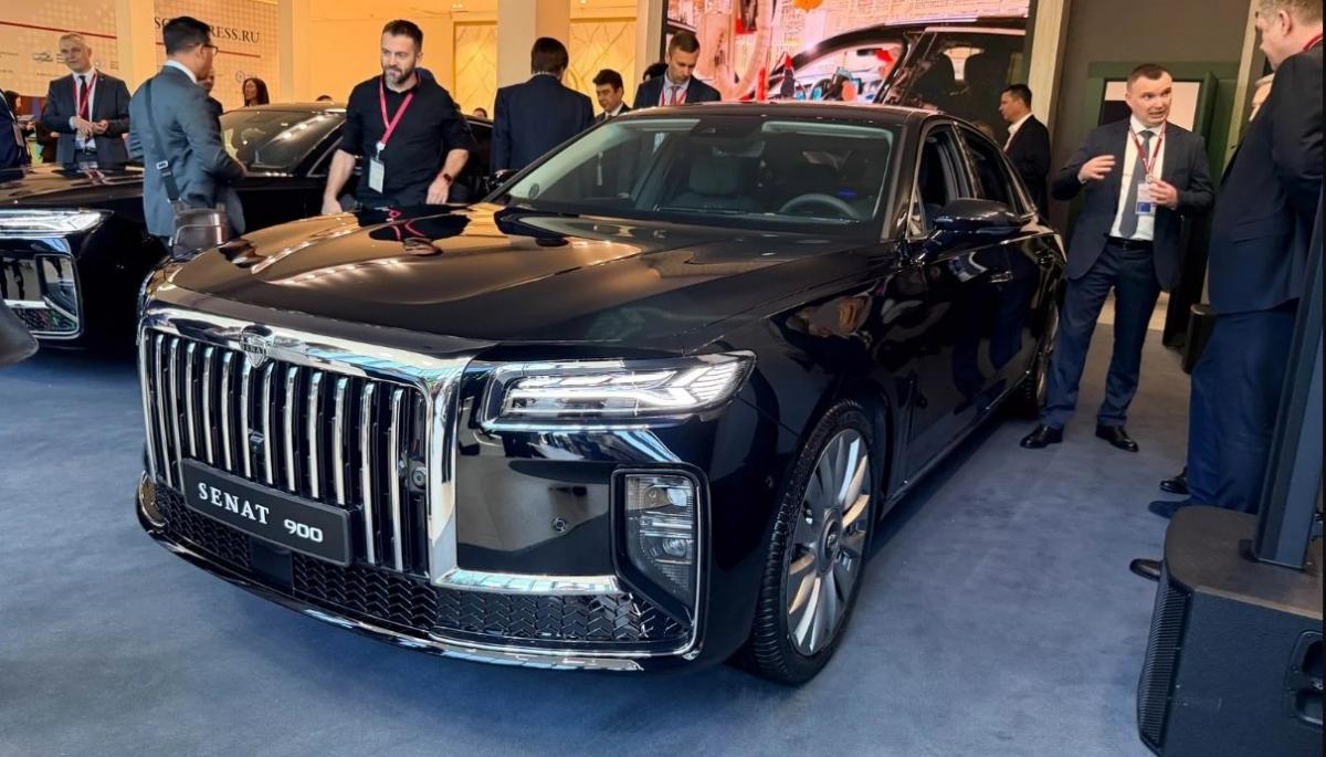 В России впервые показали новый автомобиль 'представительского класса', но есть большой нюанс
