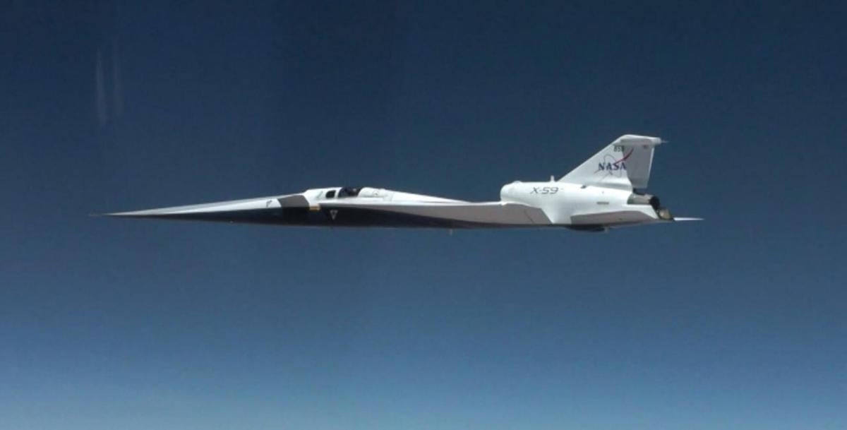 Історичний момент: революційний літак X-59 вперше подолав зв