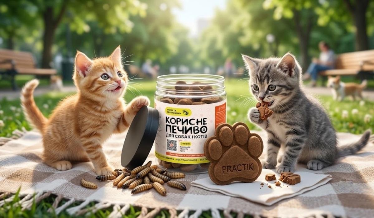 В Україні з'явилося печиво для собак і котів з інсектним білком від PRACTIK В Україні з'явилося печиво для собак і котів з інсектним білком від PRACTIK