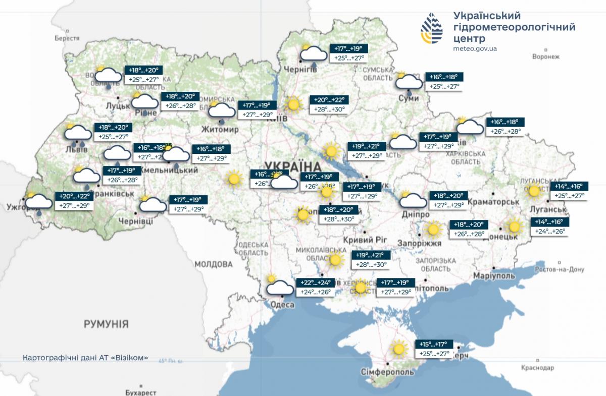 В Украину идет новая порция дождей: синоптики рассказали, где и когда польет (карта) В Украину идет новая порция дождей: синоптики рассказали, где и когда польет (карта)
