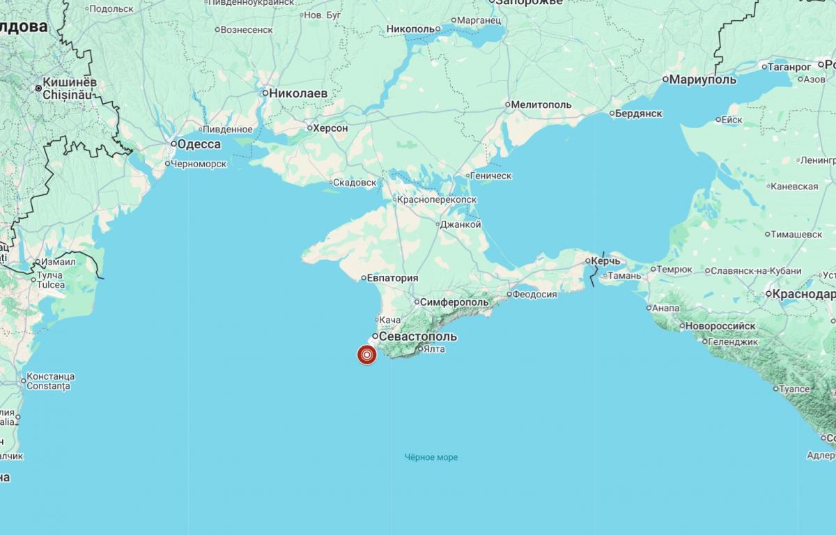 Крим знову трясе: біля півострова стався новий землетрус (карта)