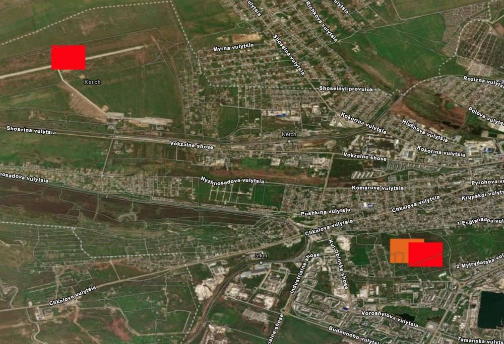 В Керчі на аеродромі зафіксували пожежу, яку видно з супутників (фото)