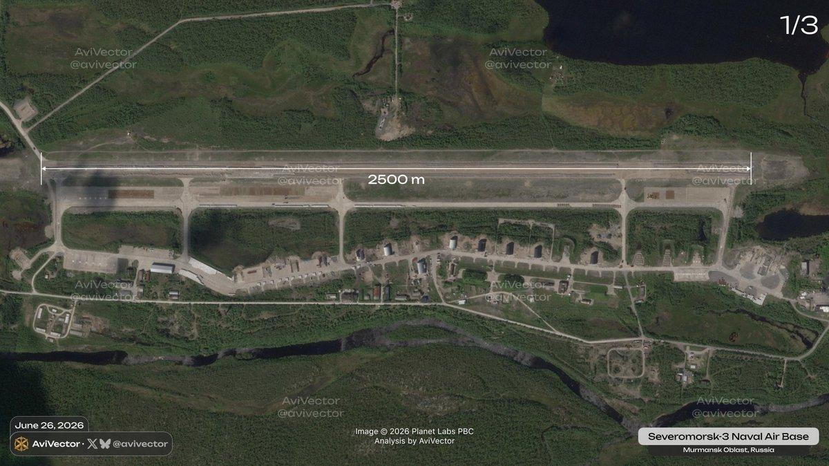 Росія модернізує авіабазу 'Североморск-3' та аеропорт 'Петрозаводск', - супутникові знімки