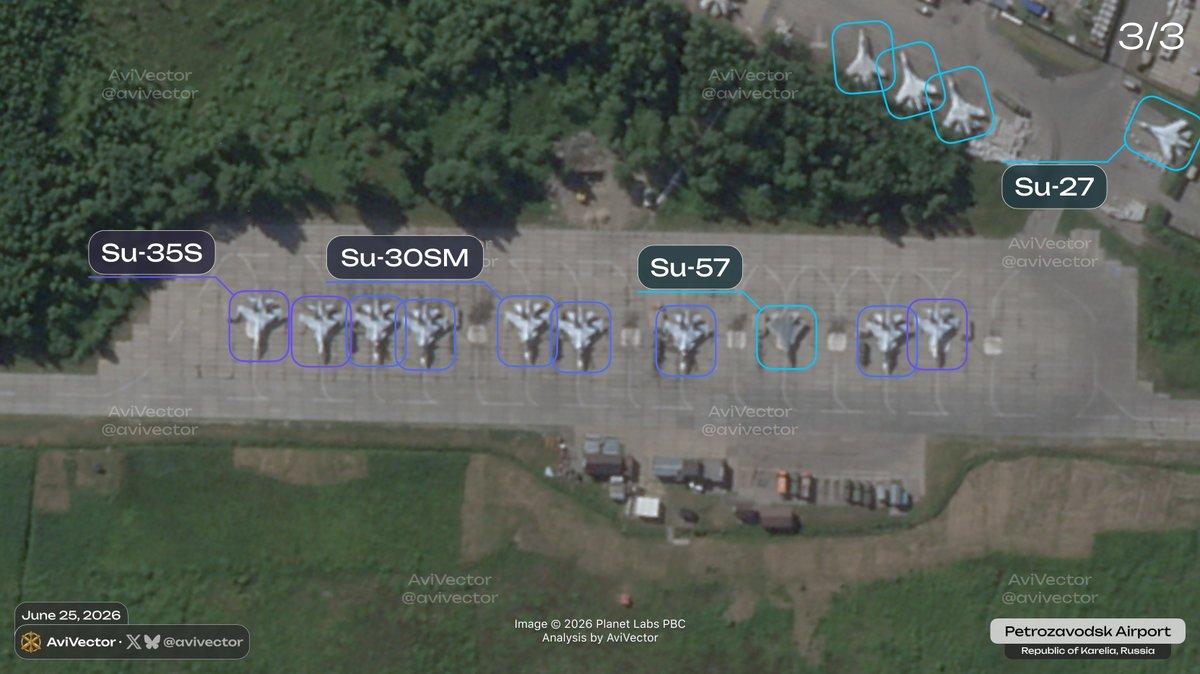 Росія модернізує авіабазу 'Североморск-3' та аеропорт 'Петрозаводск', - супутникові знімки