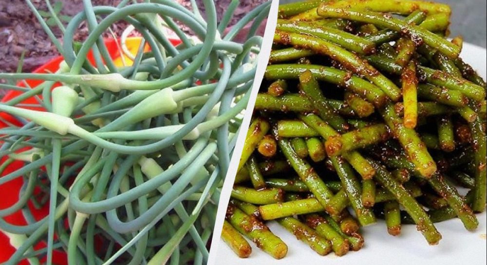 Мариновані часникові стрілки