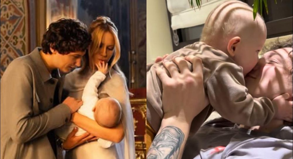 Нікітюк із нареченим-воїном відзначили перший день народження сина: зворушливі кадри