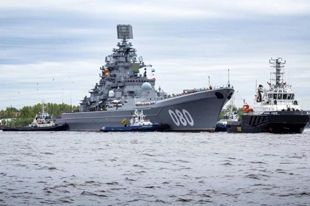 Росія спустила на воду свій найпотужніший атомний корабель
