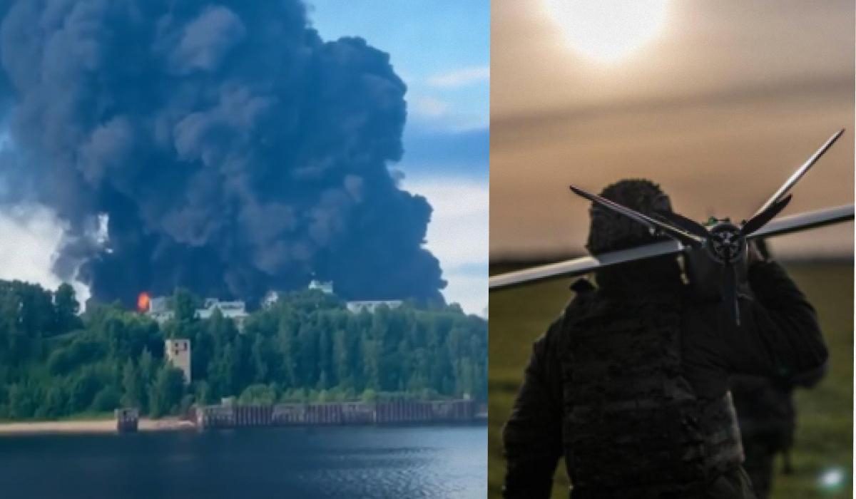 Дрони СБУ уразили нафтовий обʼєкт РФ за понад 700 кілометрів від кордону, - Зеленський
