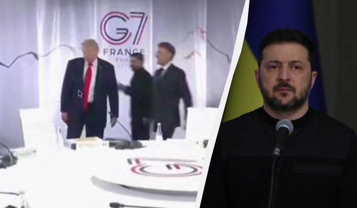 Зеленський зустрівся із Трампом і Макроном в кулуарах саміту G7, - The Kyiv Independent