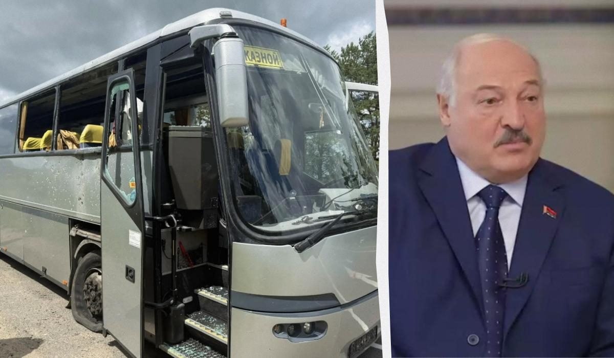 Лукашенко заявив, що по автобусу у Брянській області вдарив нібито український дрон