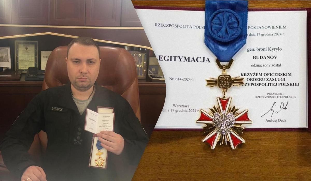 Буданов відмовився від Золотого офіцерського хреста ордена "За заслуги перед Польщею"